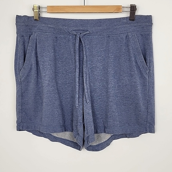 ⭐️3/ $30⭐️ 32 Degrees Cool Women Short Heathered Blue Jersey Lightweight Size L - Picture 1 of 10